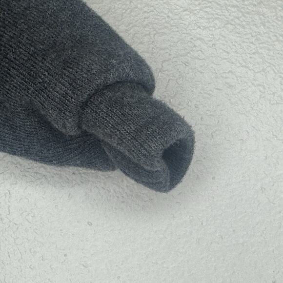 Ralph Lauren Baby Boy 1/4 Zip Sweater Size 3 months Gray Pony Logo Cotton Blend - Picture 4 of 8